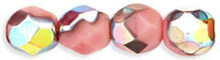 (image for) Czech Fire Polish 6mm-Pink Opaque Vitrail